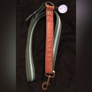 Top Paw - Green Teal And Brown 4ft Dog Leash Poly Blend